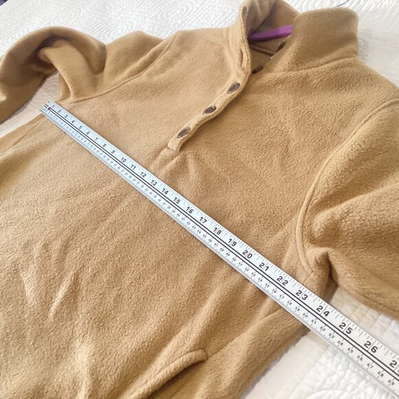J. Crew Women’s Fleece Sherpa Button Front Tunic Pullover Size L - Picture 8 of 13